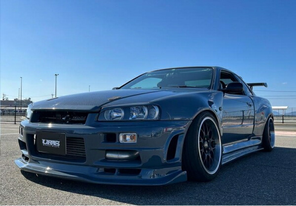 ユーラス スカイライン R34 2Dr 超スーパー幅広ワイドエアロシステムBODYKIT