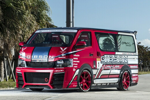 ギブソンハイエース 200 4-8型 標準 GRAFAM Gren フロントバンパーGT (リップ:FRP) 単色塗装済 (058) ホワイト|オートパーツ ダイレクト