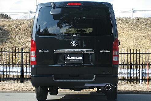 フジツボ フジツボ FUJITSUBO マフラー オーソライズS (AUTHORIZE S) (トヨタ ハイエース KDH206V ハイエース 3.0 DT 4WD ロングバン 標準ルーフ・フロア 後期 [H19.08～H22.07 ADF-KDH206V 1KD-FTV]) 【 サイレンサー上部のシールド要折り曲げ加工 | 107×96φラウ