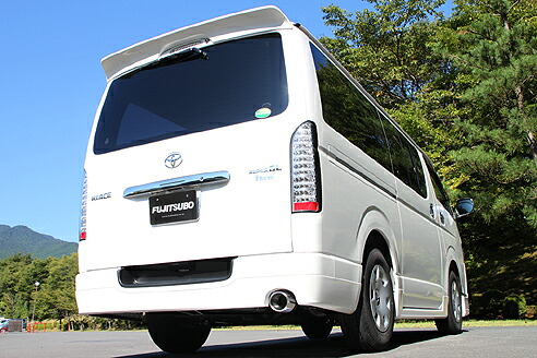 フジツボ フジツボ FUJITSUBO マフラー Wagolis (ハイエース KDH201V ハイエース 3.0 DT 2WD ロングバン 標準ルーフ・フロア ’10後期・’13後期 (H22.07～ LDF・QDF-KDH201V 1KD-FTV) ) AT車/MT車 共通 スーパーGL DXグレード 共通 107×96φラウンドオーバルスラッ