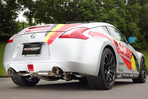 フジツボ フジツボ FUJITSUBO A-RM+c フェアレディZ Z34 フェアレディZ H20.12～ CBA-Z34 VQ37VHR MT車専用 カーボンテールエンドモデル φ118ラウンドスラッシュ カーボン R L 93,305円