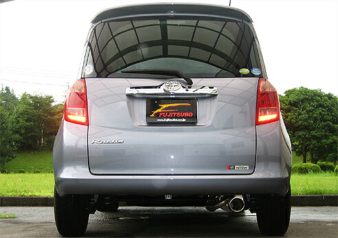 フジツボ フジツボ FUJITSUBO マフラー A-S ラクティス NCP100 ラクティス 1.5 2WD (H17.10～H22.11 DBA-NCP100 1NZ-FE) 「G」グレード 自動光軸調整センサー無し車にて開発 「G」”S Package”共通 96×91φラウンドオーバルスラッシュ