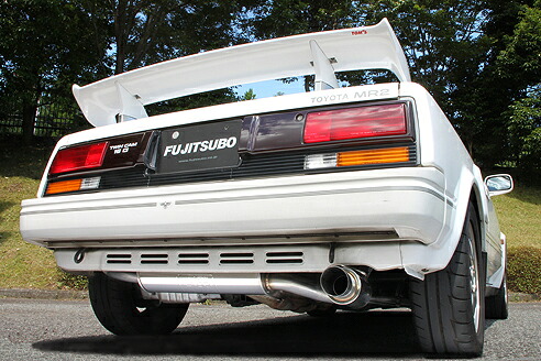 フジツボフジツボ FUJITSUBO マフラー パワーゲッター MR2 AW11 MR2 スーパーチャージャー (S61.08～H1.10 E-AW11 4A-GZE) AT車/MT車 共通 76.3φスラッシュ 15゜｜オートパーツ ダイレクト