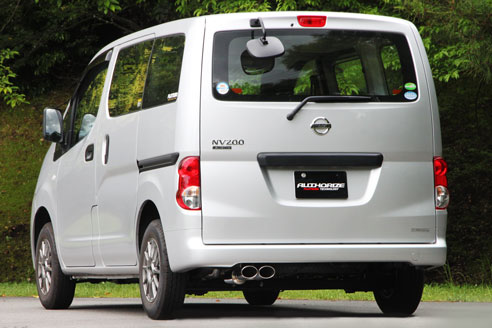 フジツボフジツボ FUJITSUBO マフラー A-S NV200バネット VM20 NV200 バネット バン 2WD (H21.05~ DBF-VM20 HR16DE) AT車専用 バン専用 102×72φラウンドEオーバルスラッシュ W|オートパーツ ダイレクト