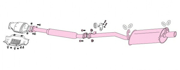 フジツボフジツボ FUJITSUBO マフラー レガリスR (Legalis R) (セリカXX GA61 XX 後期 (S60.01～S61.02 E-GA61 1G-E) ) 触媒長さ320mm専用 70φスラッシュ (21゜)｜オートパーツ ダイレクト