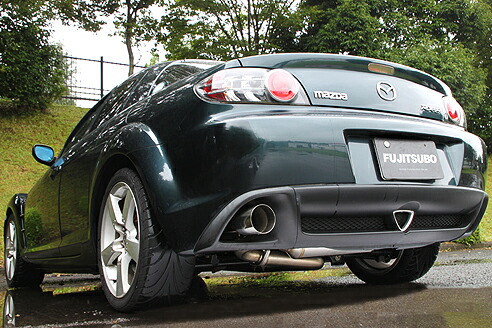 フジツボフジツボ FUJITSUBO マフラー RM-01A マツダ RX-8 SE3P RX-8 H15.04～H20.03 LA ABA-SE3P 13B-MSP 左側シングル出し 4AT車/5MT車/6MT車 共通 99φストレート 穴あり｜オートパーツ ダイレクト