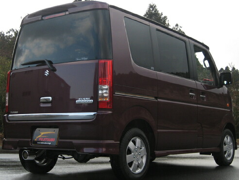 フジツボフジツボ FUJITSUBO マフラー A-K エブリイ ワゴン DA64W エブリイ ワゴン ターボ 2WD・4WD H17.08~H27.02 ABA-DA64W K6A 94φ ラウンドスラッシュ|オートパーツ ダイレクト