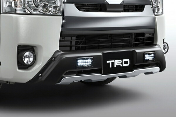 TRD ティーアールディーTRD レジアスエース 200系 6型(2025/1まで) 標準ボディ フロントスポイラー LED付 MS341-26003｜オートパーツ ダイレクト