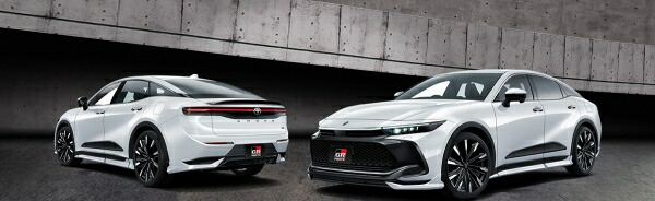 TRD ティーアールディー TRD クラウン クロスオーバー SH35系 GRエアロパーツセット PVM無車 塗装済 ブラック