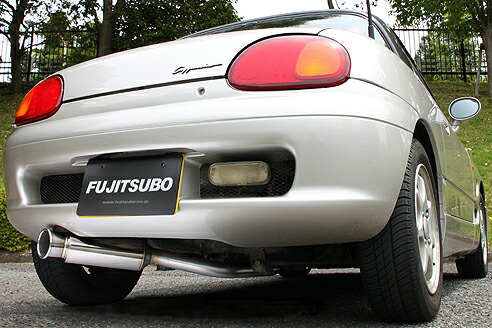 フジツボ フジツボ FUJITSUBO マフラー パワーゲッター カプチーノ EA11R・EA21R カプチーノ H3.10～H10.03 E-EA11R・E-EA21R F6A・K6A MT車 専用 90.0φラウンドOストレート