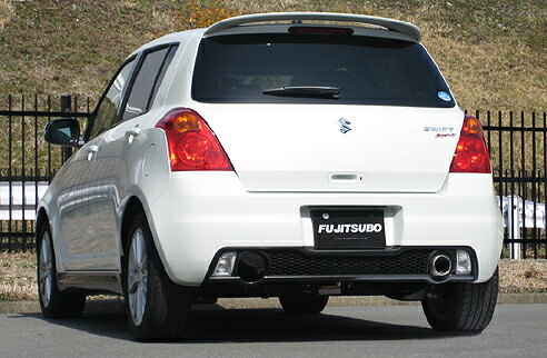 フジツボフジツボ FUJITSUBO マフラー A-RM (スイフト ZC31S スイフト スポーツ H17.09~H22.08 CBA-ZC31S M16A オールチタニウムモデル 右側シングル出し AT/MT共通 は含みません: バンパーカバー(073-81523)装着可能 89φラウンドストレート(チタン・穴あり|オートパーツ ダイレクト