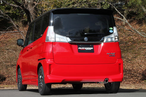 フジツボフジツボ FUJITSUBO マフラー A-S ソリオ MA36S ソリオバンディット ハイブリッド 2WD H27.08~ DAA-MA36S K12C バンディット HV 2WD専用 70φ ラウンドスラッシュ|オートパーツ ダイレクト