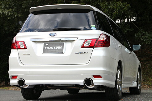 フジツボフジツボ FUJITSUBO マフラー A-S エクシーガ YA9 エクシーガ 2.5 NA H21.12~H24.07 DBA-YA9 EJ25 リヤバンパースカート スタンダード 「E5617YC000##」装着車共通 117φラウンドスラッシュ II・R.L|オートパーツ ダイレクト