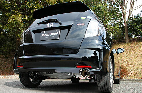 フジツボ フジツボ FUJITSUBO マフラー A-S フィット GE8 フィット RS 1.5 2WD 後期 H22.10～H25.08 DBA-GE8 L15A RSグレード専用 CVT車/MT車共通 94φ ラウンドスラッシュ