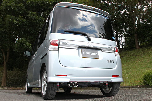 フジツボフジツボ FUJITSUBO マフラー A-K タント L385S タント カスタム ターボ 4WD H19.12～H24.05 CBA-L385S KF カスタム RS 4WD 専用 70φ ラウンドスラッシュ(W｜オートパーツ ダイレクト
