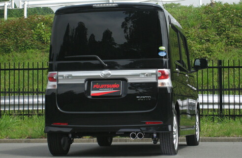 フジツボ フジツボ FUJITSUBO マフラー A-K タント L375S タント カスタム ターボ 2WD H19.12～H25.10 CBA DBA-L375S KF-DET KF CVT車 AT車共通 カスタム専用 70φ ラウンドスラッシュ(W
