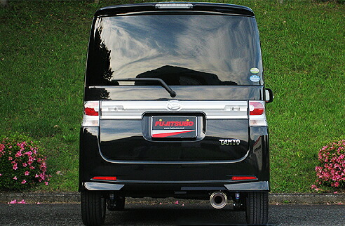 フジツボ フジツボ FUJITSUBO マフラー A-K タント L375S タント カスタム ターボ 2WD H19.12～H25.10 CBA DBA-L375S KF-DET KF CVT車 AT車共通 カスタム専用 マッドガード カスタム用・リア 装着車共通 94φ ラウンドスラッシュ Gチタン