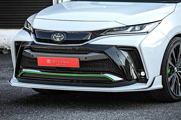 ロジャム ハリアー 80系 フロントバンパースポイラー LEDレス Ver 未塗装/ フロントカメラ装着車