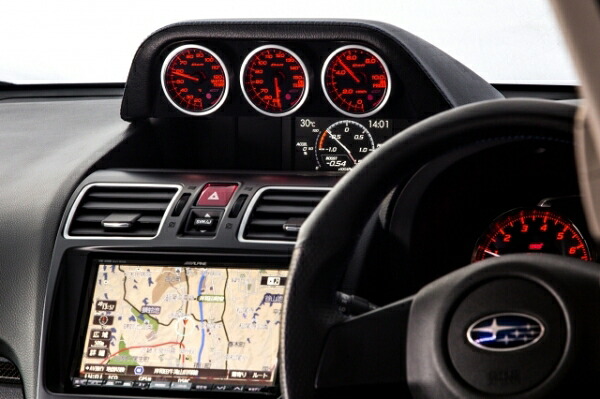 オートプロデュース A3WRX STI/S4 VAB/VAG AGRESS トリプルメーターフード ブラックつや消し塗装タイプ｜オートパーツ ダイレクト