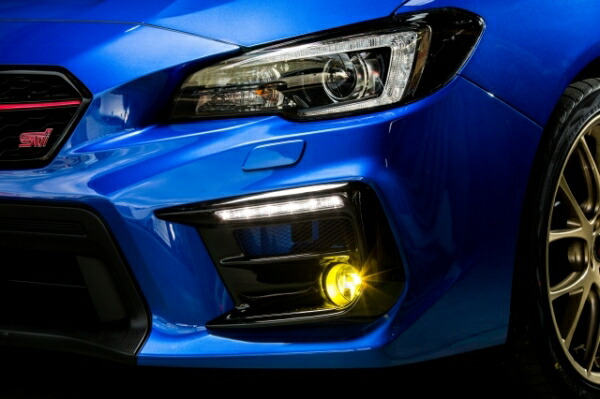 オートプロデュース A3 WRX STI/S4 VA 後期 Agress エアロフォグカバー+フォグランプキット ホワイトバルブ エアダクトタイプ 未塗装