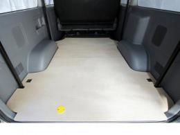 職車ドットコム 荷室床板ボード 前後2枚セット Hジョイント無 ハイエース 200系 1/2型 S-GL 標準ボディ インナーキャリア装備車 デュアルオートスライドドア非装備車用