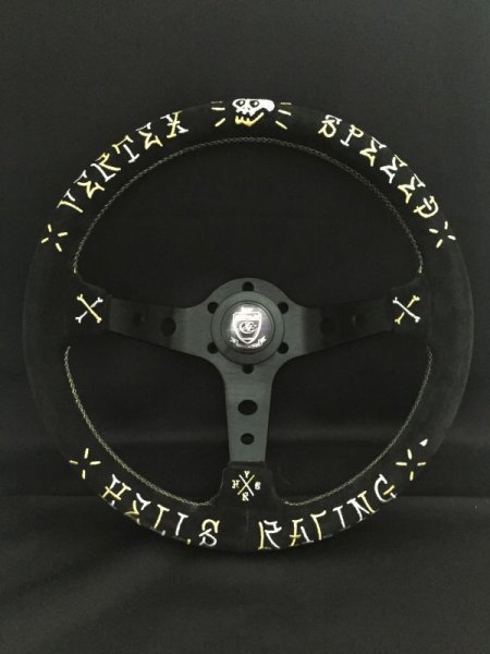ティーアンドイーVERTEX ステアリング「VERTEX SPEED」90mmDEEP/33Φ Designed by JUN WATANABE|オートパーツ ダイレクト