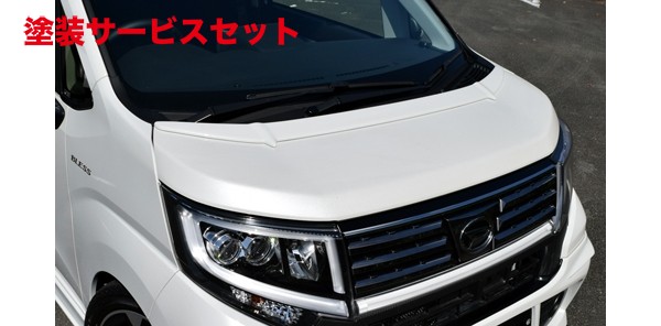 当社塗装品 ブレスムーブカスタム LA150S ボンネットスポイラー 塗装済 ファイアークォーツレッドメタリック R67｜オートパーツ ダイレクト