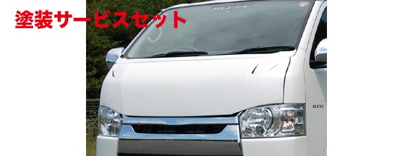当社塗装品 ブレスハイエース/ナロー クールフェイスボンネット 未塗装|オートパーツ ダイレクト