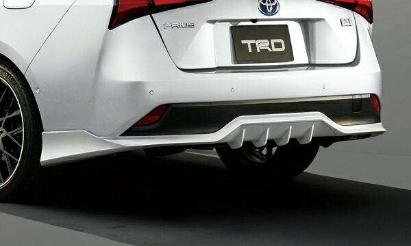 TRD ティーアールディー TRD プリウス 50系 後期 リアバンパー Aerodynamics Style ICS無車用 未塗装