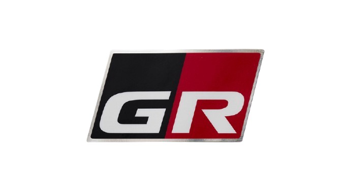TRD ティーアールディー TRD プリウスPHV 52 TRD GRディスチャージテープ(GRロゴ入りアルミテープ) 小:4枚セット MS373-00002