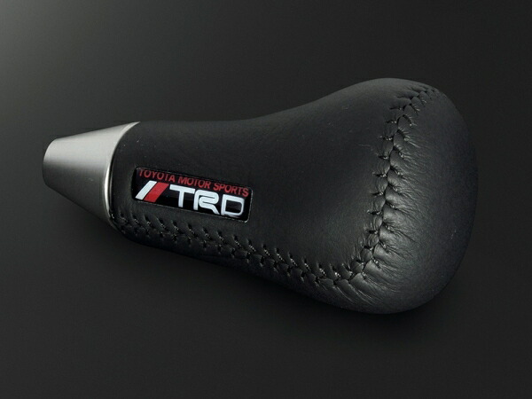 TRD ティーアールディー TRD カローラアクシオ 160系 本革シフトノブ(AT車用 左右非対称) MS204-00003