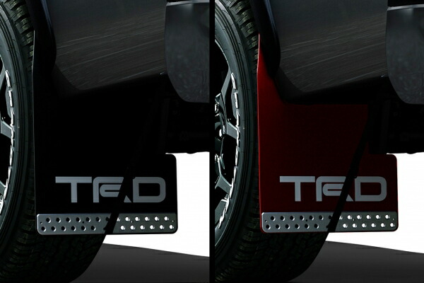 TRD ティーアールディー TRD ハイラックス GUN125 前期 マッドフラップ ブラック MS328-0K002