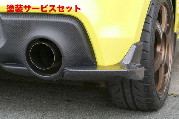 当社塗装品 モンスタースポーツ スイフトスポーツ ZC33S リアアンダースポイラー FRP 未塗装 黒ゲルコート仕上