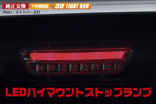 ライツ N BOX JF1/2 ライトバー仕様 LEDハイマウントストップランプ Ver3 ライトバー:ブルー