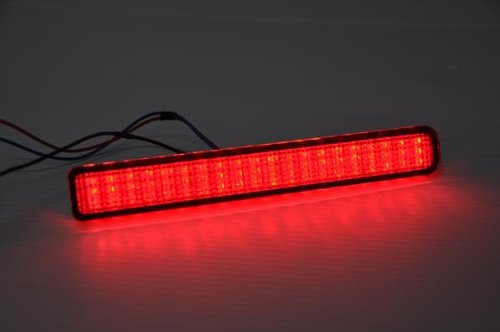 ライツ 【反射板機能付き】【W機能】ワゴンR スティングレー (MH23S/MH34S) LEDリアバンパーライト リフレクター レッドレンズ