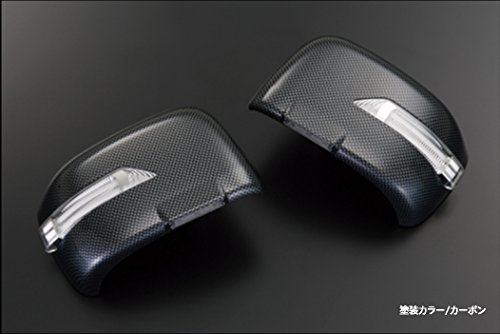 ライツ [カーボン調/アンバー光]ソリオ MA15S [ライトバータイプ] LEDウインカーミラー フットランプ付き