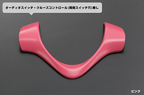 ライツ [ステアリングスイッチ無し ピンク]JB43W ジムニーシエラ9型～ ステアリングパネル 1P