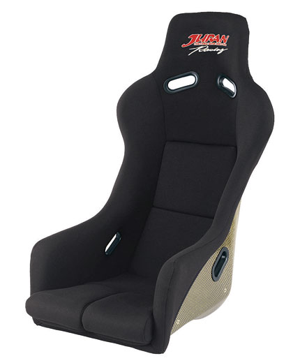 ジュランレーシングバケットシート GTX100 FRP ブラック TANIDAロゴ｜オートパーツ ダイレクト