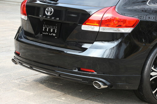 エムズスピード (ゼウス)U.S トヨタ ヴェンザ LUV LINE リアアンダースポイラー 未塗装品 U.S TOYOTA VENZA 2009/1 - 2011/1｜オートパーツ ダイレクト