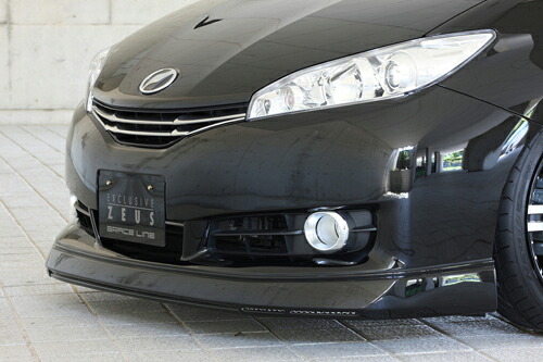 エムズスピード (ゼウス)ウィッシュ GRACE LINE フロントハーフスポイラー 202塗装済 WISH (ZGE2#) 2.0G/1.8G/1.8X 前期後期 2009/4 -|オートパーツ ダイレクト