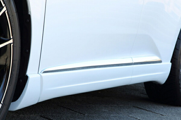 エムズスピード (ゼウス) レクサス LUV LINE サイドステップ 212塗装済 LEXUS RX RX450h(GYL1＃W)/RX350 (GGL1＃W) RX270 (AGL10W) (F SPORT、エアロバンパー付車) 後期 2012/4 - 2015/9
