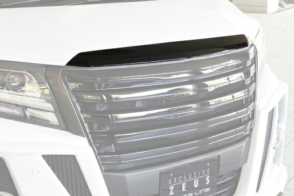 エムズスピード (ゼウス)アルファード GRACE LINE フードトップモール 未塗装品 ALPHARD (GGH/AGH/AYH) SA/S grade HYBRID SR 2015/1 -|オートパーツ ダイレクト
