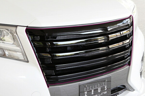 エムズスピード (ゼウス) アルファード GRACE LINE フロントグリル 070塗装済 ALPHARD (GGH・AGH・AYH) Executive Lounge/GF/G/X HYBRID Executive Lounge/HYBRID G/X 2015/1 -