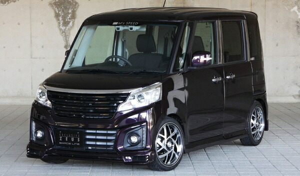 エムズスピード (ゼウス)スペーシア カスタム GRACE LINE 3点KIT(F R LED) ZJ3塗装済 SPACIA CUSTOM (MK42S) 後期 2015/5 -｜オートパーツ ダイレクト