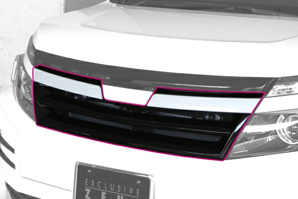 エムズスピード (ゼウス) GRACE LINE フロントグリル 未塗装品 ヴォクシー ZRR80GHYBRIDZWR80G V / X / X C packageHYBRID V / X 2014/1 -