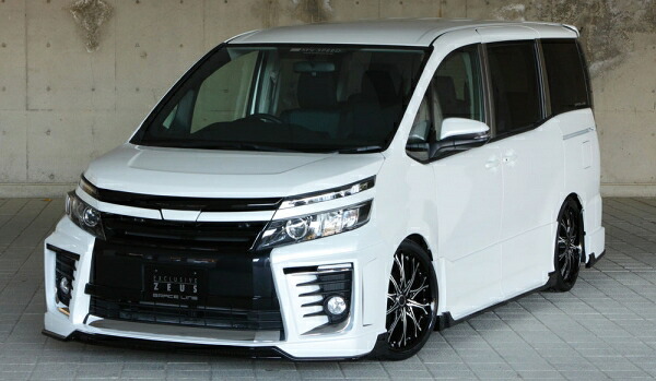 エムズスピード (ゼウス) GRACE LINE 4点KITF/S/R/LED 070塗装済 ヴォクシー ZRR80W ZS grade 2014/1- ZWR80W HYBRID ZS 2016/1-