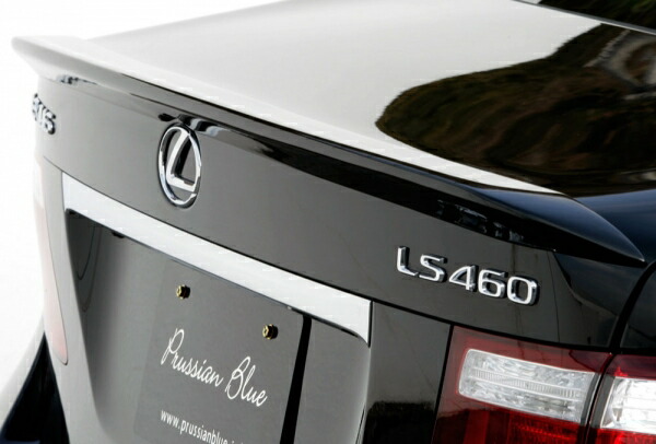 エムズスピード (ゼウス) レクサス Prussian Blue トランクスポイラー 077塗装済 LEXUS LS LS600h/600hL(UVF45/46) LS460/460L (USF40/41) 前期 2006/9 - 2009/9