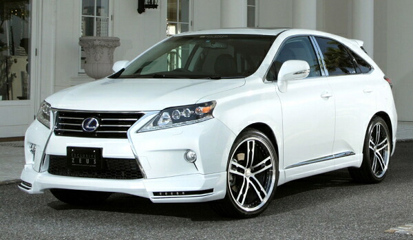 エムズスピード (ゼウス) レクサス LUV LINE 4点KIT(F.S.R.LEDx10ヶ) 未塗装 LEXUS RX RX450h(GYL1＃W)/RX350 (GGL1＃W) RX270 (AGL10W) (F SPORT、エアロバンパー付車) 後期 2012/4 - 2015/9