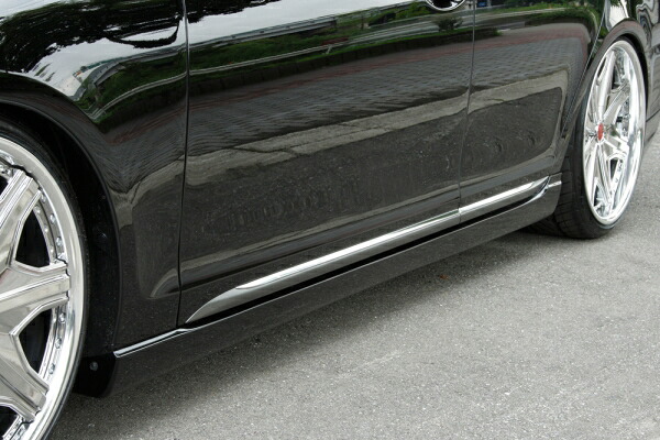 エムズスピード (ゼウス)レクサス Prussian Blue サイドステップ 未塗装品 LEXUS GS GS350/460 (GRS19#/URS19#) 後期 2007/10 - 2011/12|オートパーツ ダイレクト