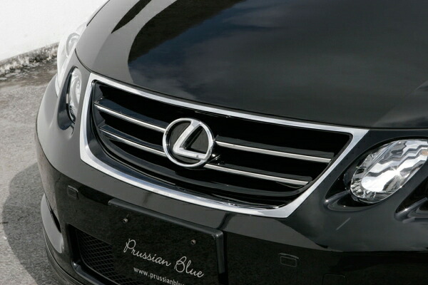 エムズスピード (ゼウス) レクサス Prussian Blue フロントグリル(ミリ波レーダー無) 未塗装品 LEXUS GS GS300/350/430(GRS19＃/UZS19＃) 前期 2005/7 - 2007/9